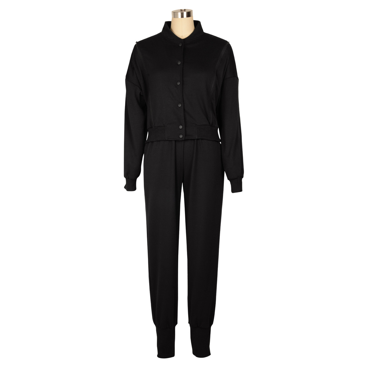 Women sports zipper jacket and Pant two-piece set - The Little Connection