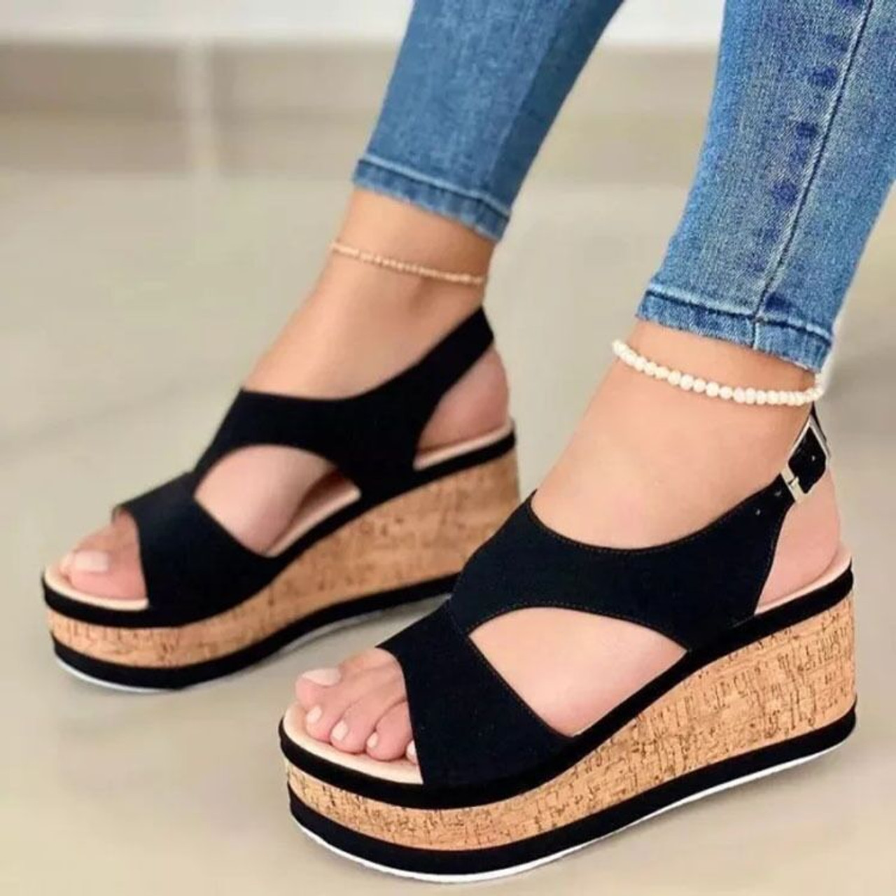 2018 Women Summer Platform Sandals Wedge Casual Beach Slippers Shoes  Size:35-41 | Wish | Women shoes, Womens shoes wedges, Sandal fashion