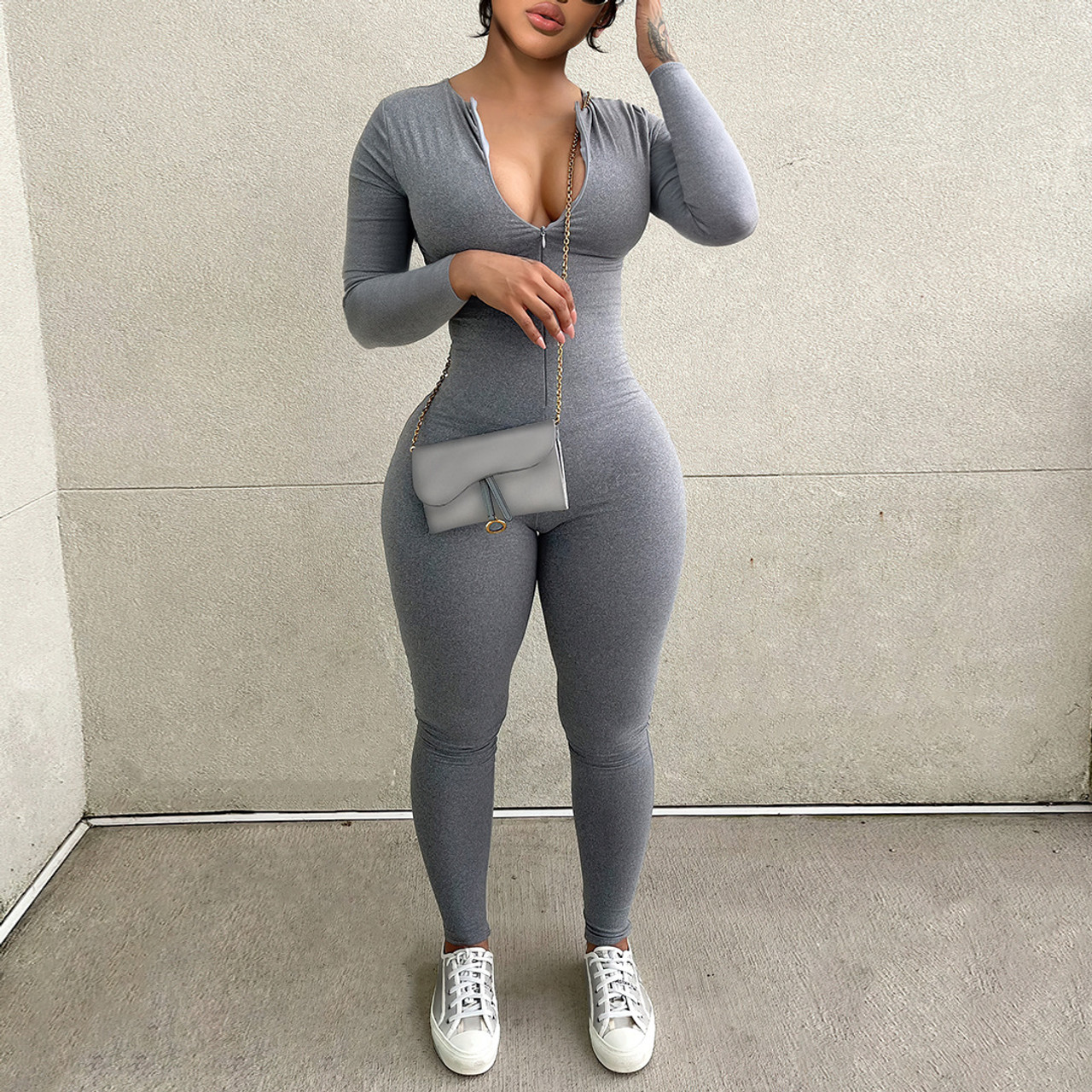 Fashion Tight Fitting Jumpsuit - The Little Connection