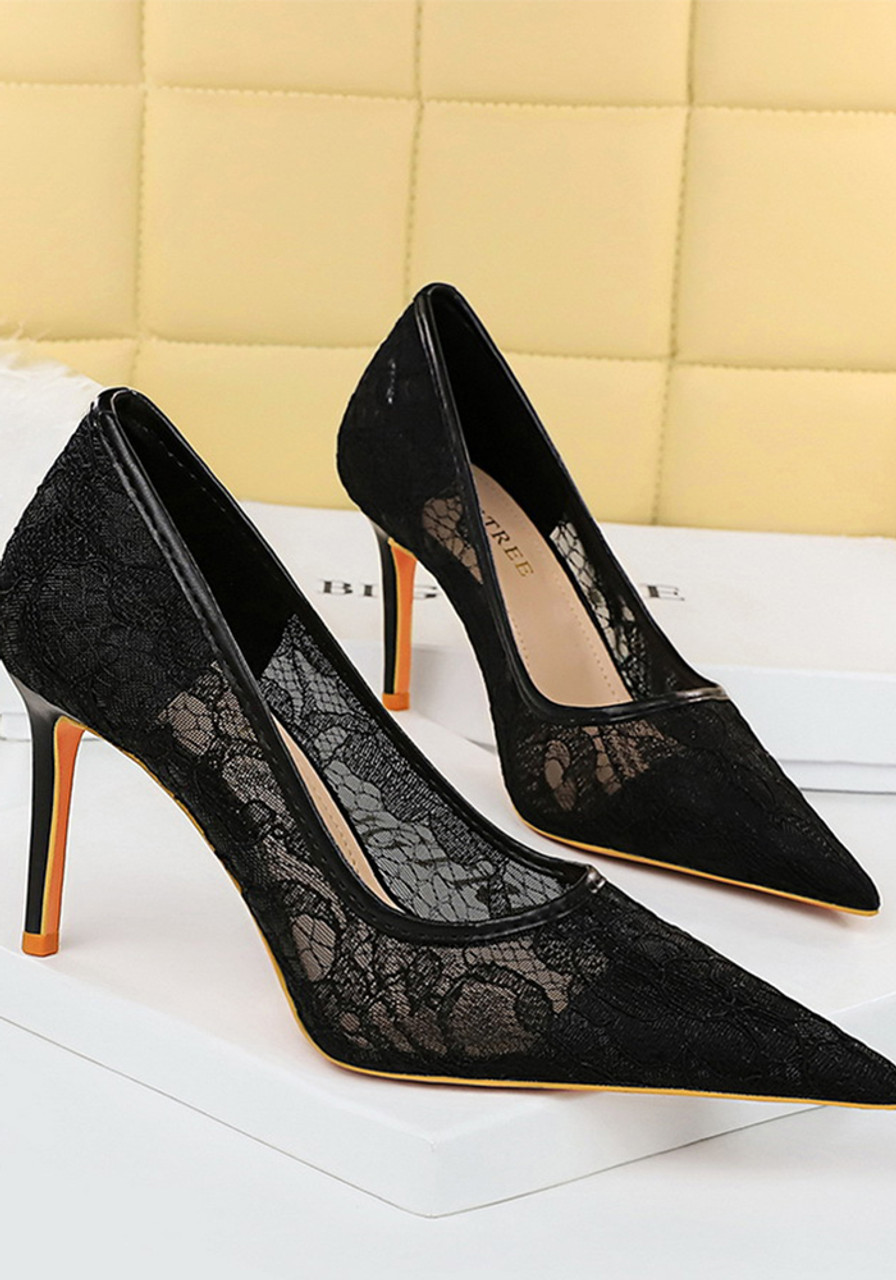 YCNYCHCHY Big Size Woman Patent Leather Black Nude Stiletto High Heels  Office Ladies Formal Dress Pumps New Fashion Sexy Bow Shoes - Walmart.com