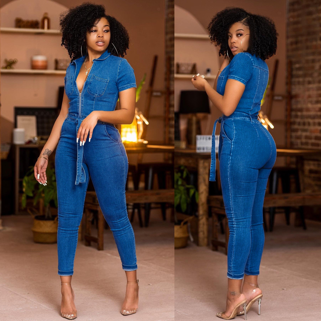 Denim Jumpsuit – Corley's Boutique