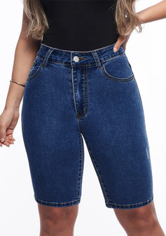 Women's Straight Tight Fitting Casual Denim Pants