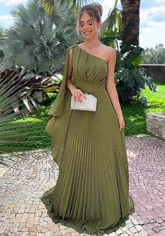 Women Summer Slash Shoulder Off-shoulder Pleated Elegant Maxi Dress