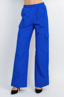 High-Rise Cargo Parachute Pants​