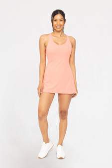 MONO B Twist Racerback Fit-and-Flare Dress
