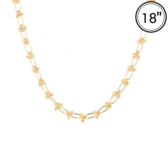 Borromean Knot Chain Necklace