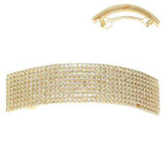 Rhinestone Embellished Hair Barrette Clip​​