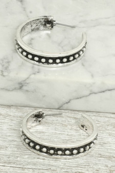 Western Bubble Hoop Earrings