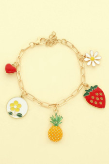 Spring Ecstasy Theme Charm Bracelet