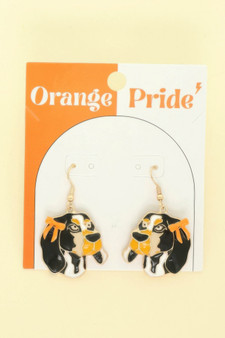 Gameday Hound Dog Mascot Earrings