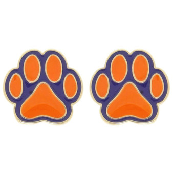 Gameday Paw Stud Earrings