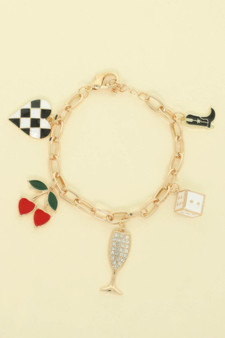 Luxury Theme Charm Bracelet