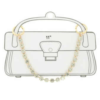 Jeweled Bag Charm Chain
