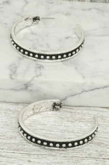 Western Bubble Hoop Earrings​​