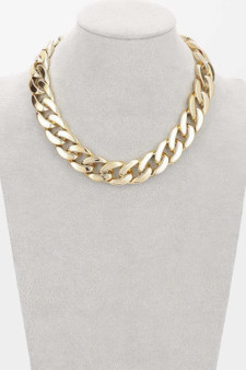 Oversized Ccb Chain Necklace