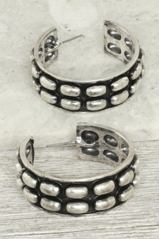 Western Bubble Alpine Hoop Earrings