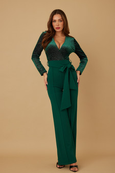 Velvet Top Fashion Jumpsuit​​​