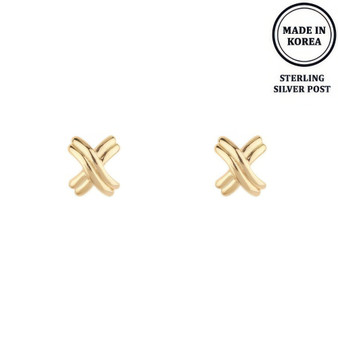 Flash-Plated Signature X Earrings