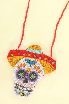 Day Of Dead Sugar Skull Crossbody Bag