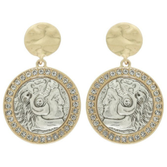 Roman Imperial Replica Coin Post Earrings