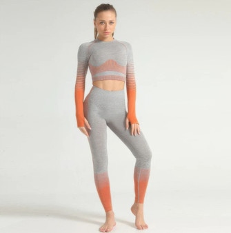 Stripe Seamless Yoga Set​