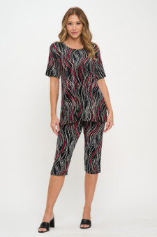 Print Bns Capri Pants Set​​​​​​​