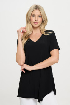 Hit Point V Neck Short Sleeve Top​