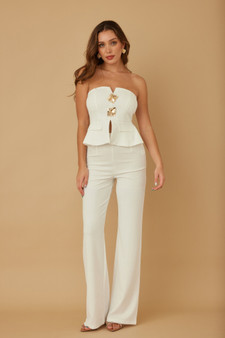 Scrunched Golden Stone Strapless Sets​