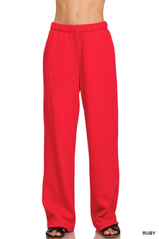 Zenana Fleece Sweatpant with Pockets