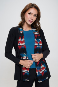 Plus Size Mesh Romance Trim Jacket​​