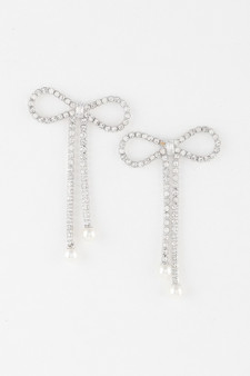 Half Pearl Tie Necklace