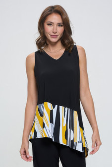 Sleeveless Contrast Top​