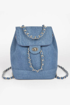 Denim Backpack