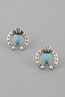 Antique Horseshoe Stud Earrings