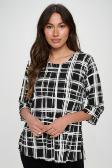 Plus Sizes Bns Print Missy Top​