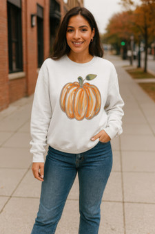 Pumpkin Print Sweater​