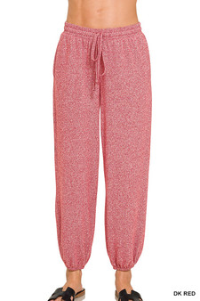 Zenana Soft Melange Hacci Jogger