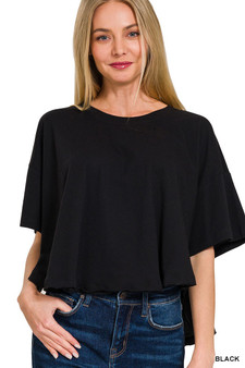 Zenana Cotton Round Neck Short Sleeve T-Shirt