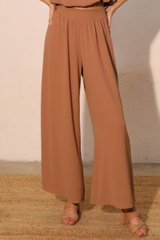 Matte Crepe Wide Leg Swing Pants​​