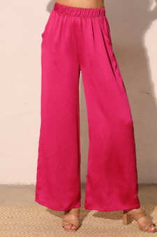 Hammered Satin Pocket Pants​​