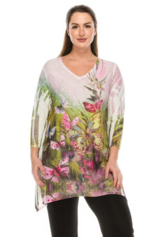 Quarter Sleeve Rhinestone Top​