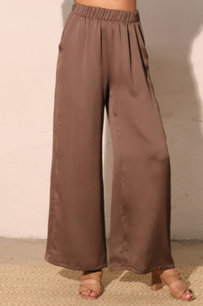 Hammered Satin Pocket Pants​