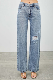 Mid Rise Relaxed Straight With Destroy​