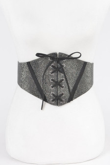 Rhinestone Corset Elastic Belt​