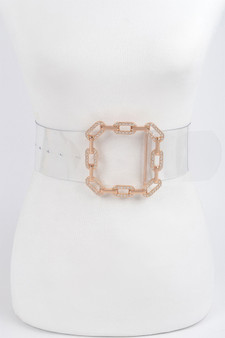 Transparent Plus Size Belt