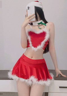 Sexy Lingerie Set Sexy Christmas Dress Uniform Temptation Pajamas Female Cosplay Costume