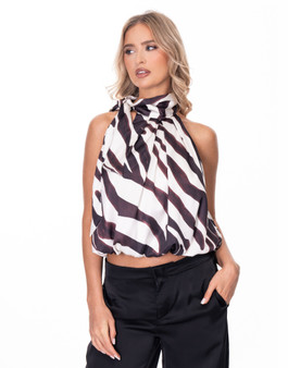 Zebra Print Top