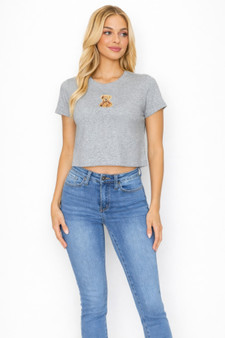 Teddy Bear Crop Top