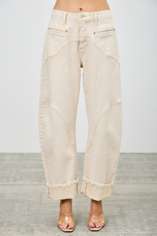 High Rise Colored Western Barrel