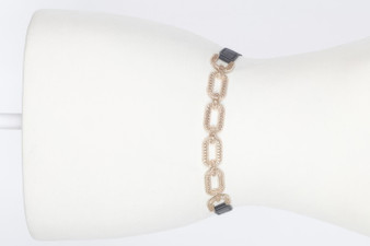 Metal Linked Buckle Elastic Belt